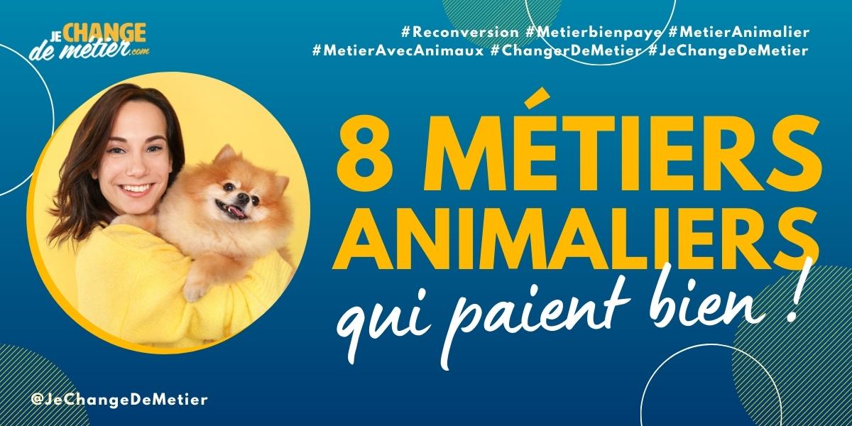 8 métiers avec les animaux bien payés